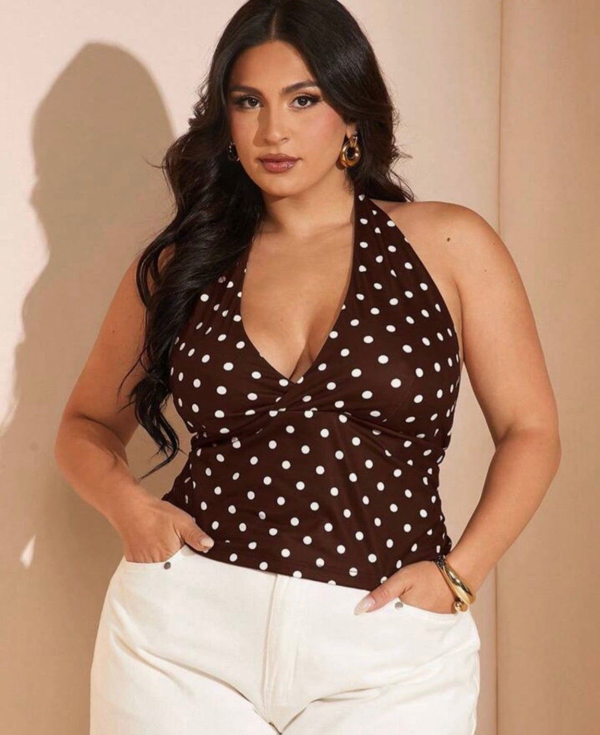 Blusa polka dots