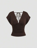 Blusa café