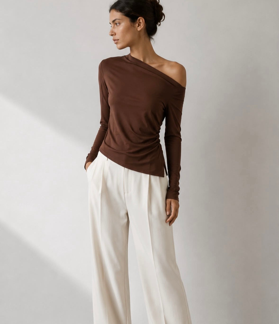 Blusa asimétrica