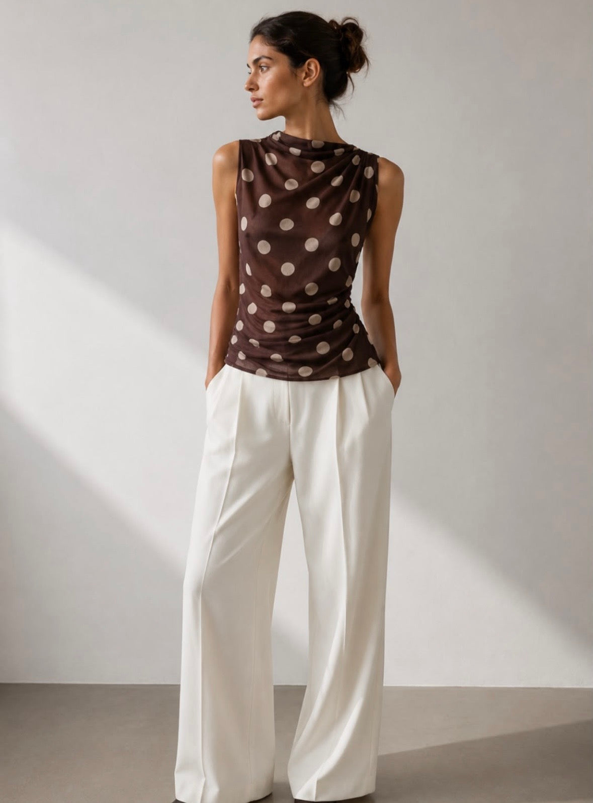 Blusa polk dots