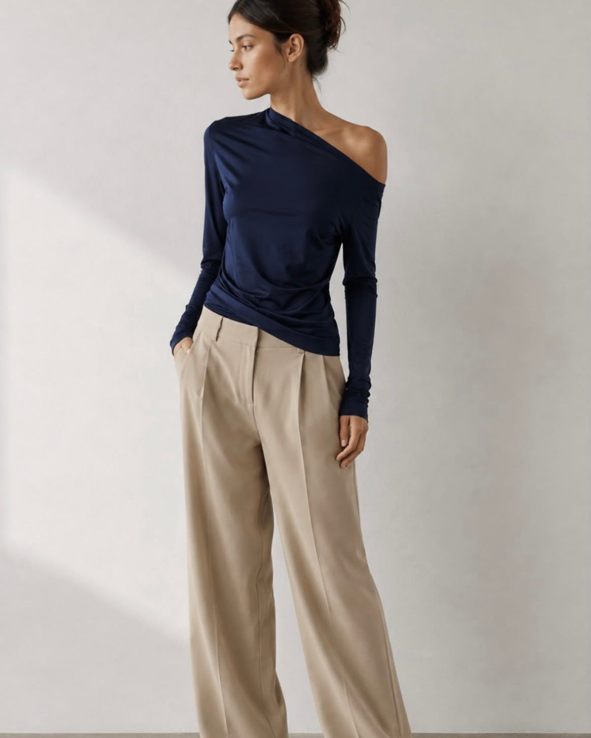 Blusa asimétrica