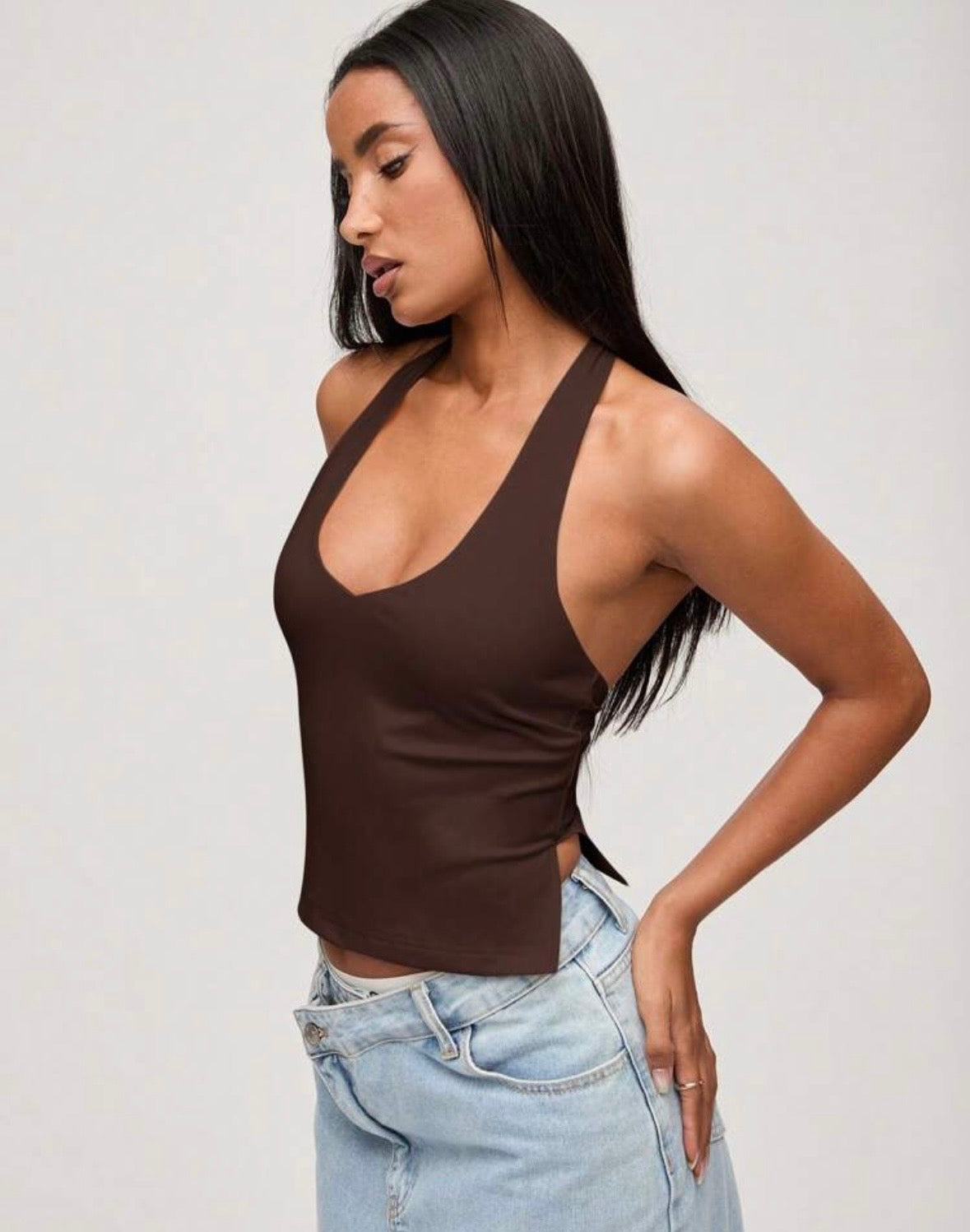 Blusa café